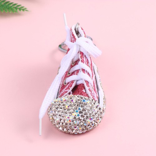 Porte-clés toile pailletée chaussures sac offres à dos pendentif porte-clés sac à main ornement