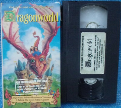 Dragonworld Movie Promotional Screener VHS Video Moonbeam Paramount 1994 Tested