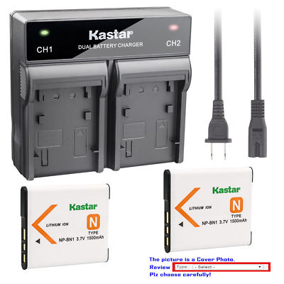 NP-BN1 BC-CSN Battery or Fast Charger for Sony Cyber-shot DSC-WX70 WX80 WX9 WX7