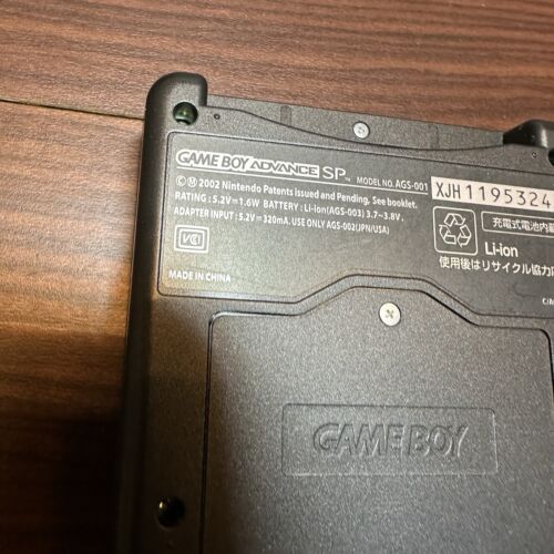 Game Boy Advance SP Onyx Black 2268 JAPAN - Picture 10 of 22