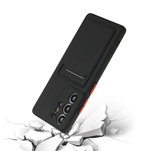 Fr Samsung S25 Ultra/S24/S23 Card Holder Slot Soft Scratch-Resistant Wallet Case - Picture 14 of 59