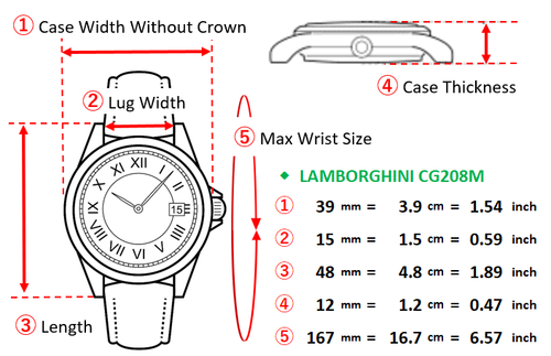 New Battery [EXC+5] TONINO LAMBORGHINI CG208M Yellow Dial QZ 39mm Men's Watch - Picture 3 of 17