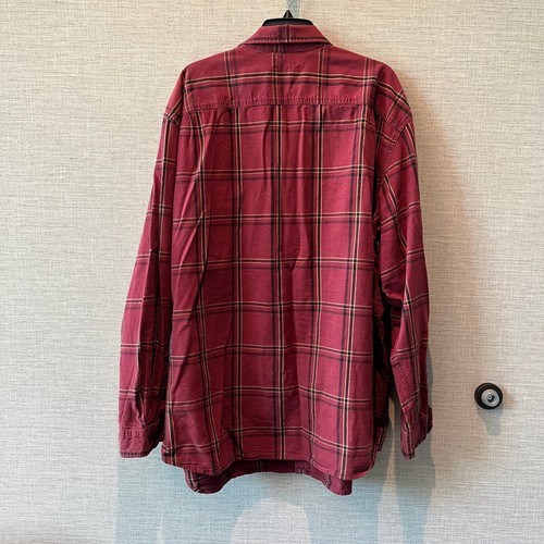Carhartt Flannel Shirt Plaid Button Up Long Sleeve Workwear 3XL - Picture 6 of 10