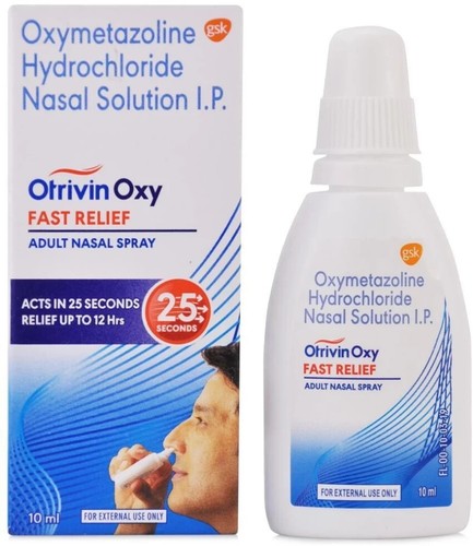 Otrivin Oxy Fast Relief Adult Nasal Spray - long lasting relief, (10g Pack of 1) - Picture 2 of 9