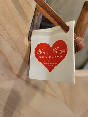 Love n' Things maple cutting board state of Texas - Picture 2 of 5
