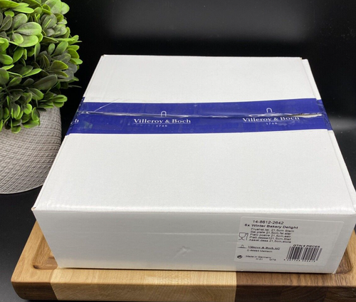 VILLEROY & BOCH Winter Bakery Delight Salad Plate (21.5cm) (8 1/2") SET OF 6 NIB - 第 14/18 張圖片