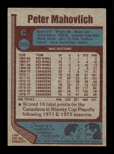 1977-78 Topps Hockey 4-264 EX/EX-MT Pick From List All PICTURED qq9 vv2 - Picture 163 of 359