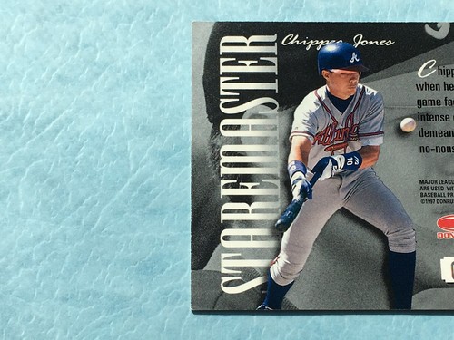 CHIPPER JONES 1993 SP Foil Rookie | Refractor | Serial #'d | Elite HOF | U-Pick - Picture 59 of 200