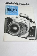 CANON EOS 50 50E CAMERA NEW INSTRUCTION MANUAL GUIDE BOOK ORIGINAL GERMAN