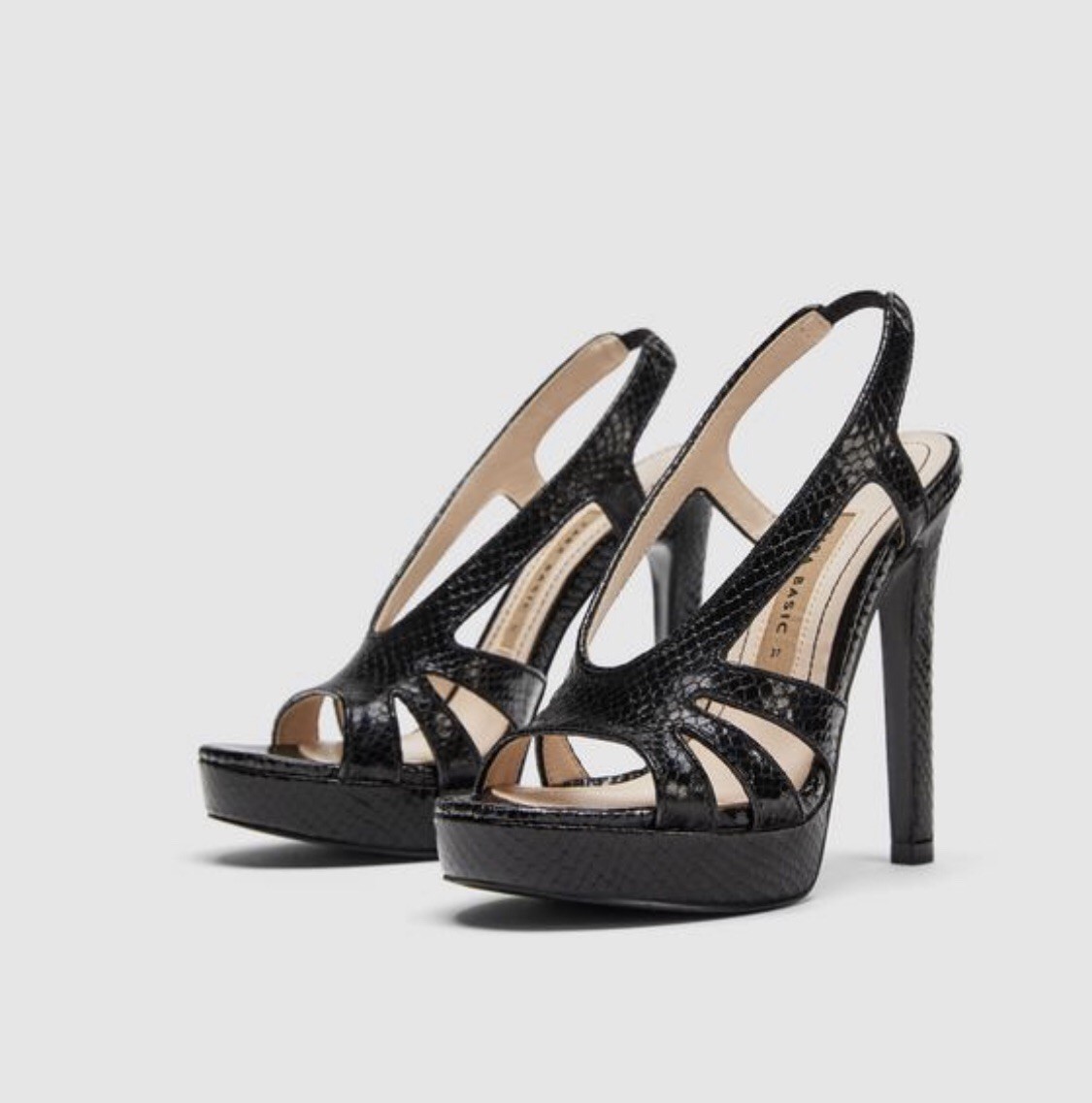 Zara para Mujer Negro Piel De Sandalias Serpiente Sandalias De De Plataforma Talla 9 b34923 Zara para Mujer Negro Piel De Sandalias Serpiente Sandalias De De Plataforma Talla 9 b34923