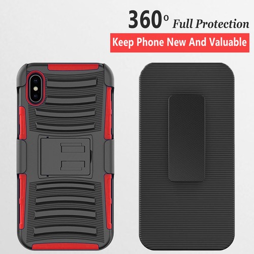 For iPhone XS Max/Xs/X/Case Phone Cover Shockproof Heavy Duty + Tempered Glass - Picture 23 of 26