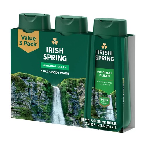 Irish Spring Original Clean Duschgel für Männer, 3 ct./20 oz. (KEIN VERSAND NACH CA) - Bild 3 von 4