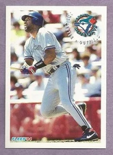 1994 Fleer Atlantic Sunoco Single Joe Carter Toronto Blue Jays #6