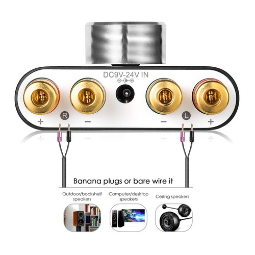 Nobsound Mini Bluetooth 5.0 Power Amplifier, Stereo Hi-Fi Digital Amp 2.0 Cha... - Picture 3 of 8