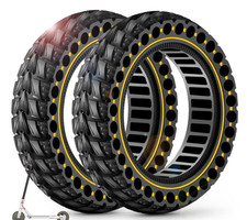 2PCS 60/70-6.5 Scooter Tire, 10x2.5 inch Tire Solid for Segway Ninebot