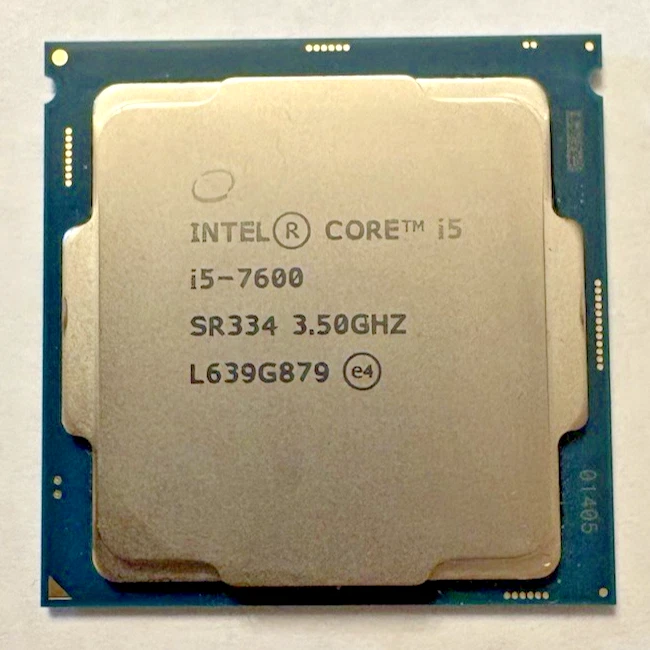Intel Core i5-7600 Processor Model Computer Processors (CPUs) for