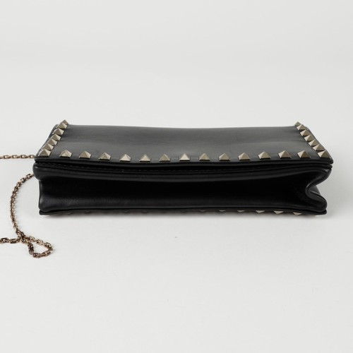 Valentino Rockstud WOC Chain Clutch Crossbody Bag 0561 140685678 - Foto 8 di 13