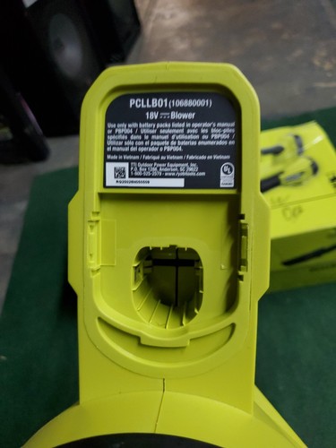 Kit Soplador Ryobi ONE+ 18V 350CFM 100 MPH PCLLB01B - CAJA ABIERTA NUEVA, SOLO HERRAMIENTA - Imagen 8 de 10