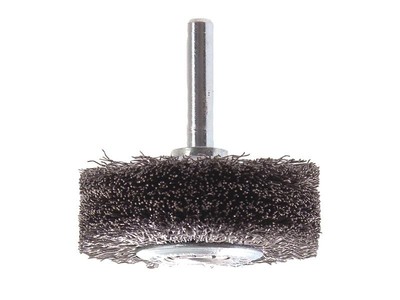 Lessmann - Wire Wheel Brush with Shank 70 x 13mm, 0.30 Steel Wire