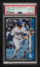 2020 Topps Wal-Mart Blue Border /299 Gavin Lux #292 PSA 10 GEM MT Rookie RC