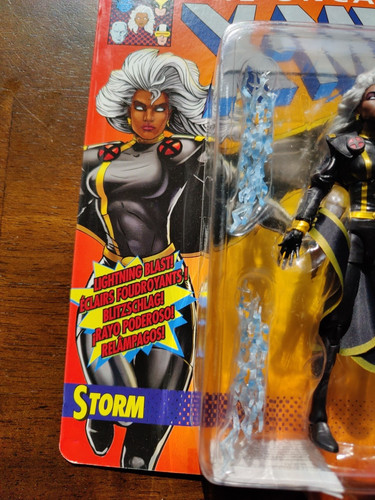 The Uncanny X-Men Retro Marvel Legends 6-Inch Black Outfit Storm AF Hasbro - Picture 9 of 12
