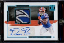 Dameon Pierce 2022 Panini Impeccable Elegance #IM-DPI Autograph Patch 1/5