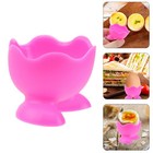 3pcs egg stand holders Rainbow Serving Cups Egg Cooker Cups Breakfast