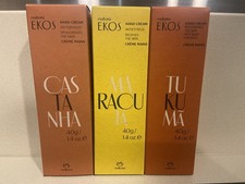 Natura Ekos Hand Cream Set Maracuja Tukuma Castanha 1.4 oz x 3