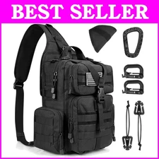 Men's Stylish Tactical Sling Bag - Lightweight and Multi-functional Design