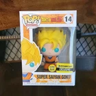 Funko Pop! Vinyl Dragon Ball Z Super Saiyan Goku EE Exclusive #14 Glow