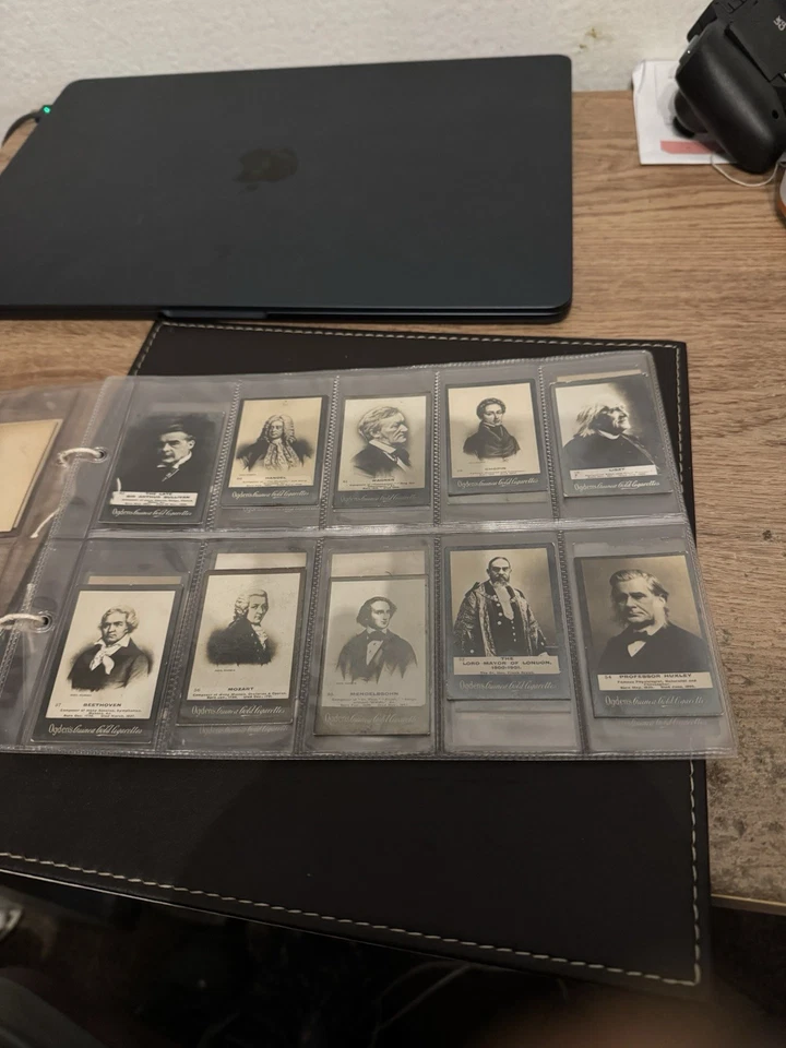 OGDENS GUINEA GOLD CIGARETTE CARDS. FAMOUS PEOPLE ALL LISTED - Image 4 of 4