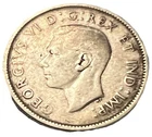 1944 🇨🇦 Canada 25 Cents Silver Coin - Combined Shipping - Lot C76i