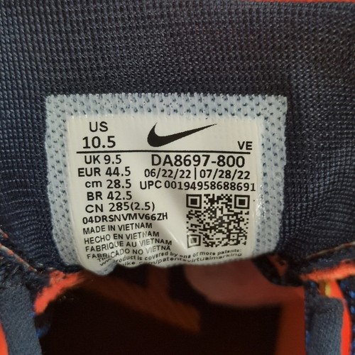Nike Pegasus Trail 3 Running Shoes Sneakers Orange Size 10.5 - Picture 13 of 14