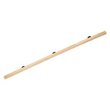 Premium Pine Wood Stair Handrail with Anti-Slip Design for Safety