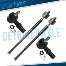 FWD Front Inner Outer Tie Rod Ends for 2003 - 2008 Pontiac Vibe Toyota Matrix