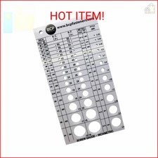 Screw Thread Gauge  Metric and SAE  Recommends Drill Bit  Tap Size BCP675 