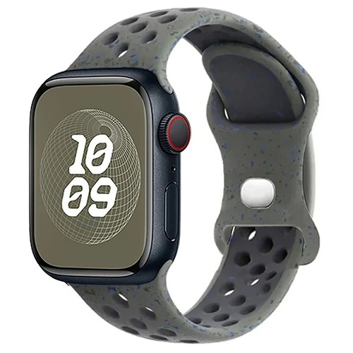 Cinturino sportivo in silicone iWatch per Apple Watch braccialetto traspirante SE 9 10 11 - Foto 12 di 59
