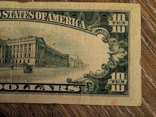 1950 US Bank Notes - $10 & $5 - Lime Seal - Picture 8 of 9