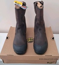 DR Martens Kestrel S3 Air Wair Waterproof Rigger Boots Safety Steel Toe Size 9