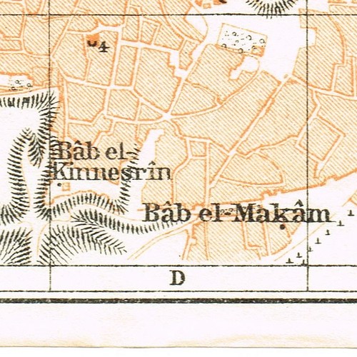 ALEPPO map ORIGINAL city plan 1906 ﺣَﻠَﺐ SYRIA Levant Alep - Picture 11 of 12