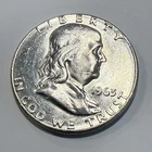 1963 Franklin Half Dollar Uncirculated Silver BU
