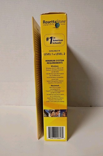Rosetta Stone Italian Level 1 Open Big Box Cd-Rom Complete Includes Manual! - Picture 3 of 5