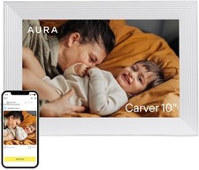 Aura Carver WiFi Digital Picture Frame  The Best 10 - White
