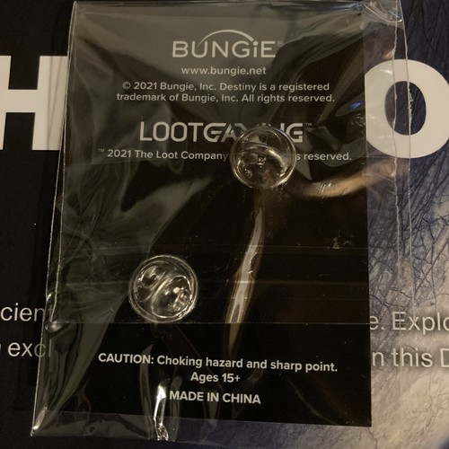 Destiny 2 MOON Cryptoglyph spilla da collezione cassa bottino esclusiva Bungie 2021 rara - Foto 3 di 3
