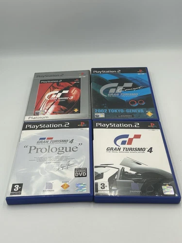 Gran Turismo PS2 Games Bundle Joblot 4 Games All With Manuals - Gran Turismo 4