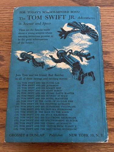 Tom Swift Jr. and His Diving Seacopter hardcover book, # 7, Victor Appleton II - Picture 2 of 2
