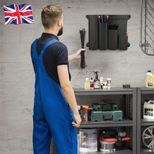 Extra Large Black Cable Tie Holder Zip Tie Storage Rack Wall Mount Organiser