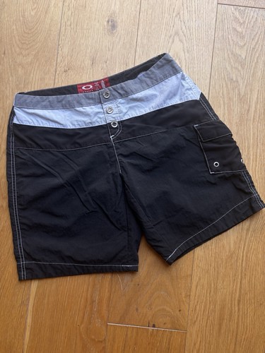 Vintage Oakley Logo Panelled Shorts – Black/Grey - Picture 5 of 7