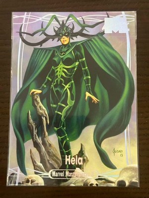 2024 UD Marvel Masterpieces XL 5x7 Silver Spectrum Hela  /10 #7