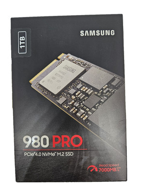 Samsung MZ-V8P1T0BW 980 PRO 1TB PCIe 4.0 NVME M.2 SSD
